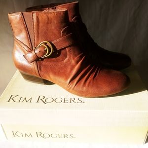 Kim Rogers Tarly Boots,Size 8m,Zipper and Bu